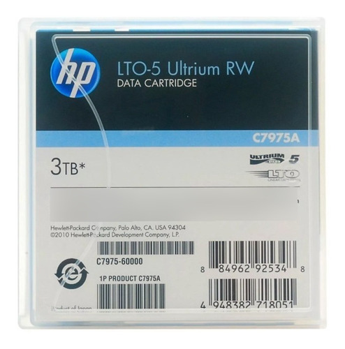 Cinta De Datos Hp Lto5 C7975a 3tb