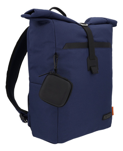 Mochila Ejecutiva Airpack Portalaptop Adventure Bound Color Azul Diseño De La Tela Lisa