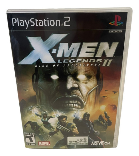 X-men Legends 2 Rose Of Apocaly Play 2 Com Capa E Pôster Ps2