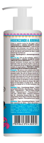 Shampoo Infantil Higienizando Jubinha Widi Care 300ml Cachos