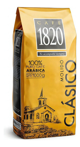Café 1820 Classic Molido Costa Rica Gourmet Arábica 1 Kg