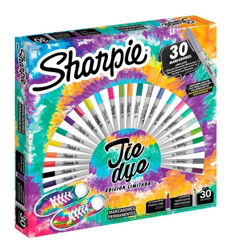 Marcadores Sharpie Permanente Punta Fina Ruleta X30