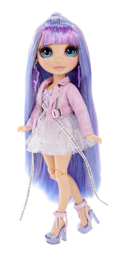 Imagem 4 de 8 de Boneca Rainbow High Fashion Violet Willon Meninas