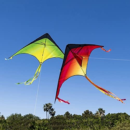 Cometas Joyin 3pzas Grandes De Color Naranja Verde Y Morado