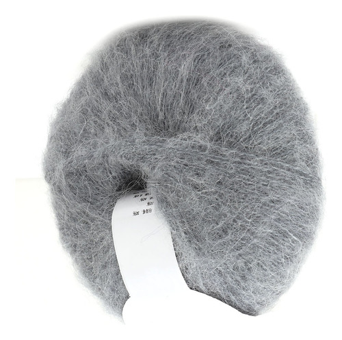 Popular Hilo De Lana Larga De Angora De Mohair Suave Y Suave