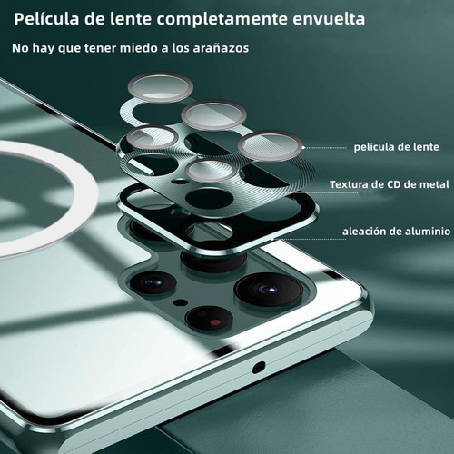 Funda Ultramagnética Hd De Doble Cara Para Samsung S22 S23