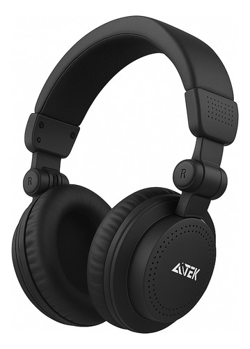Fone Dj Profissional Studio Head Duplo Conector P2/p10 3m Cor Preto