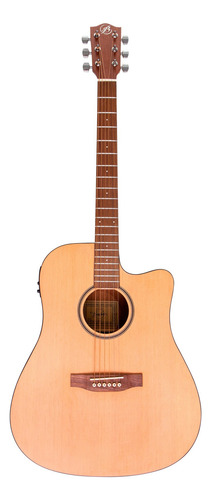 Guitarra Bamboo Ga-41-spruce-q Electroacustica Con Funda