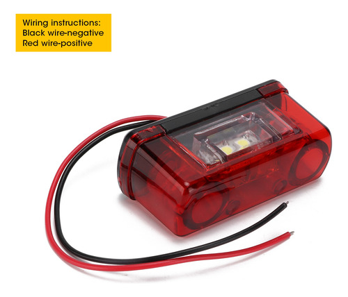 Señal Trasera Led De Matrícula De Coche Para Automóvil Y Cam