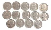Comprar Estados Unidos - Lote 14 Monedas De 5 Cents - Década Del 80