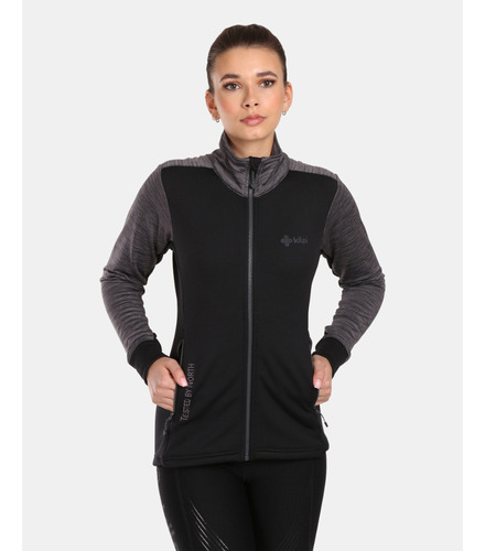 Poleron Mujer Siren-w Negro Kilpi