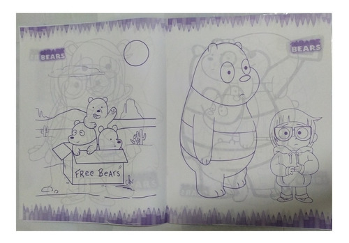 Osos Escandalosos Bears Paq 20 Libros Colorear Iluminar Bare