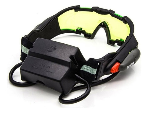 Lentes De Visión Nocturna Ajustable Con Lente Verde Moto