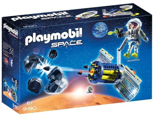 Playmobil Space Satelite Laser Para Los Meteoritos 9490