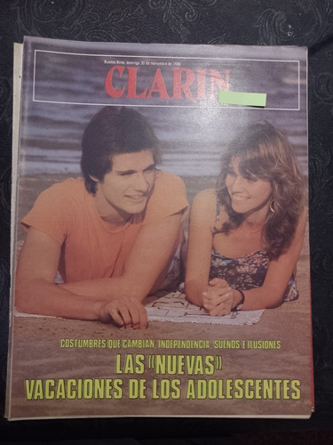 Revista Clarín 1986 Sergio Denis 