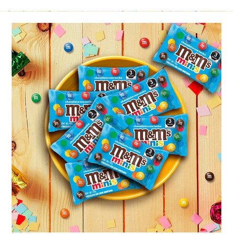 M&m's Mini Chocolate Con Leche 91 Pz De 4.9 G