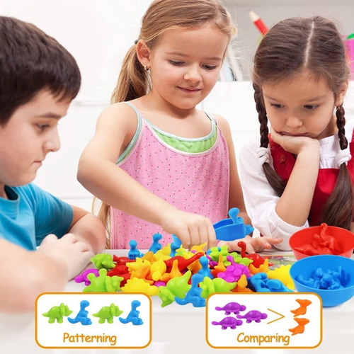 Montessori Kids Counting Toys 48pcs Dinosaurio