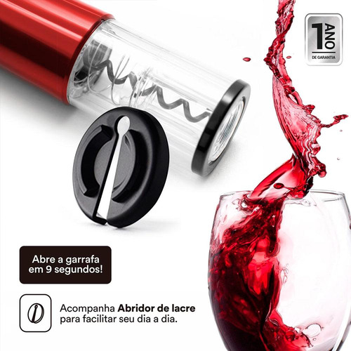Adega Piubella 82l Porta Invertida 220v E Abridor Vermelho