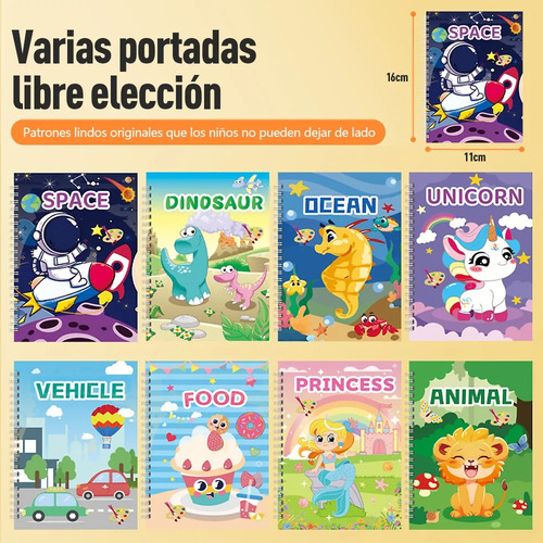 24 Pcs Libro Para Colorear Libreta De Dibujo De Acuarela