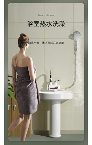 Calentador Agua Eléctrico Instantáneo Ducha De Baño En Casa