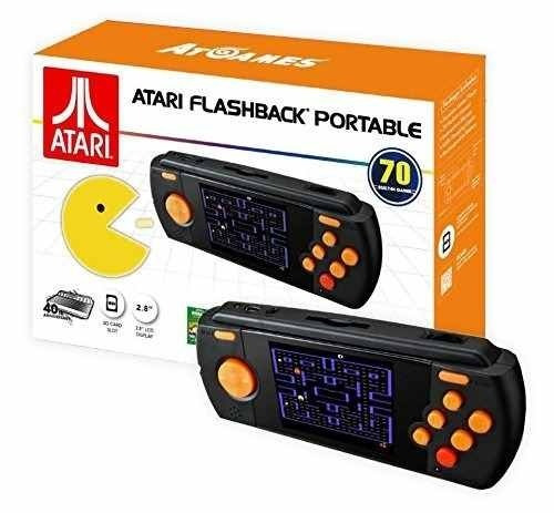 3 Console Atari Flashback Portable Tela 2.8 C/70 Jogos Novo