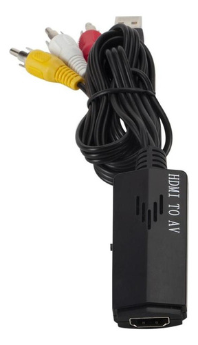 Adaptador De Áudio De Vídeo Rca De 1 Peça A