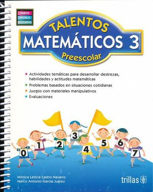 Libro Talentos Matematicos 3.  / 5 Ed Preescolar