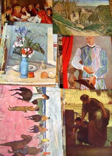 Arte Moderno 60 Laminas 1940 Color 20x25 Van Goh Degas Etc
