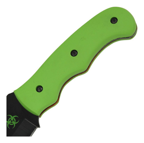 Cuchillo Zombie Killer Biohazard 28cm Con Funda Caceria