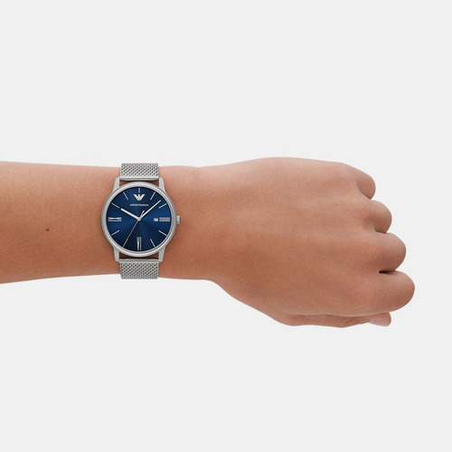 Reloj Emporio Armani Ar11571 Hombre Anal Plateado