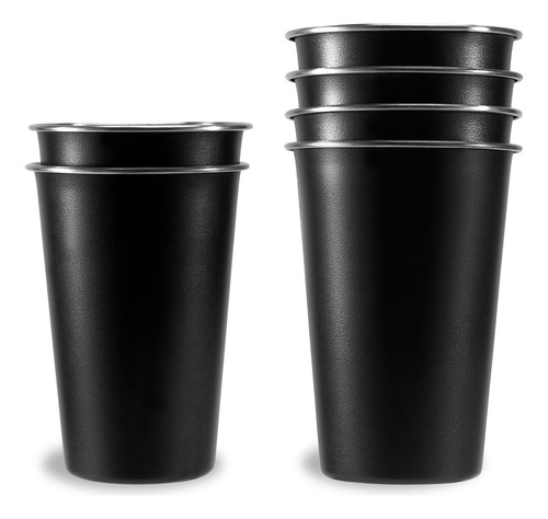 Copos Empilháveis De Aço Inoxidável 500ml, Copos De