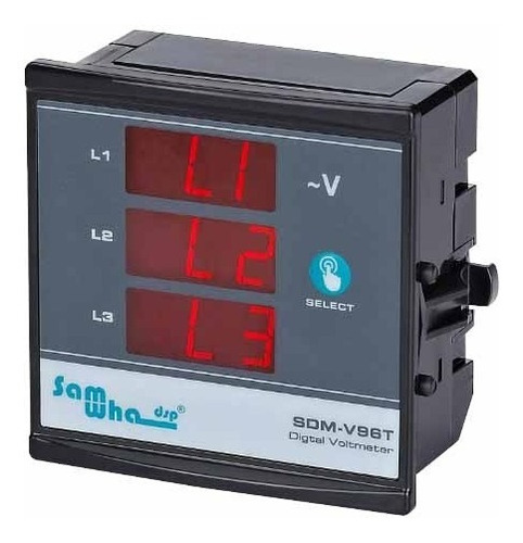 Voltimetro Trifasico Medidor De Voltaje Digital L1 L2 L3