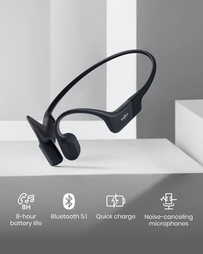 Audífonos De Conduccion Osea, Negro Inalambricos | Shokz