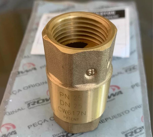Válvula Retención Bronce 1 Pulgada Rowa Press