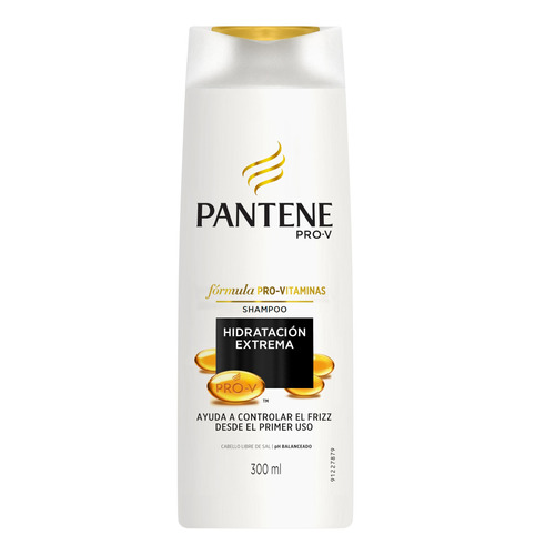 Shampoo Pantene Pro-V Hidratación Extrema en botella de 300mL por 1 unidad