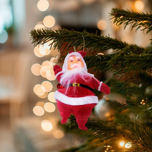 Imagem 4 de 4 de Enfeite De Natal Papai Noel - Kit 6 Unidades