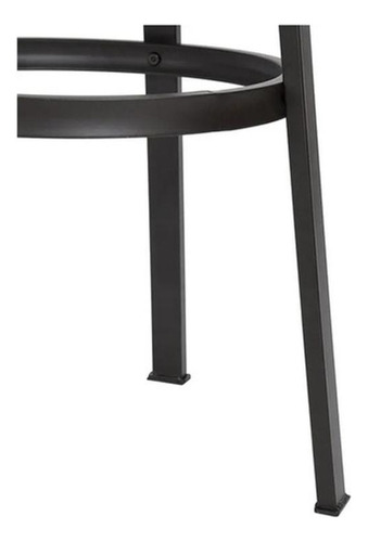 Banco de bar giratorio de metal y madera, diseño premium de 45 cm