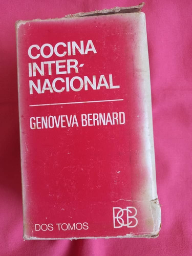 Libro - Cocina Internacional - G. Bernard - 2 Tomos