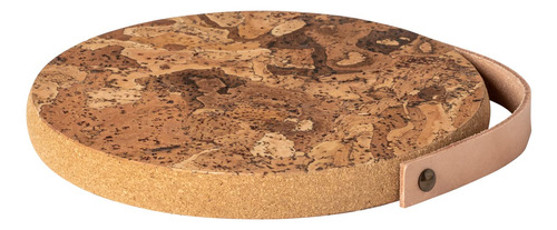 Casafina Coleccion Cork Salvamantel Corcho Mango Cuero 8 