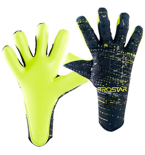 Imagen 1 de 1 de Guantes Arquero Prostar Neosense 4mm Yellow Semi Roll