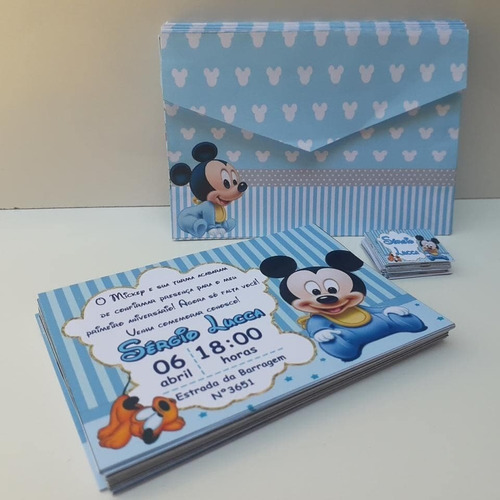 Imagem 6 de 10 de 40 Convite Personalizados + Envelope + Adesivo