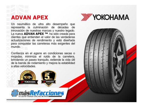Par De Llantas Yokohama Advan Apex 245/35r20 95y