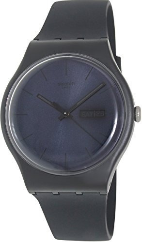 Reloj Swatch Black Rebel Para Hombre Suob702