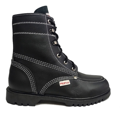 Bota De Trabajo Piletas Mod-050 Negra