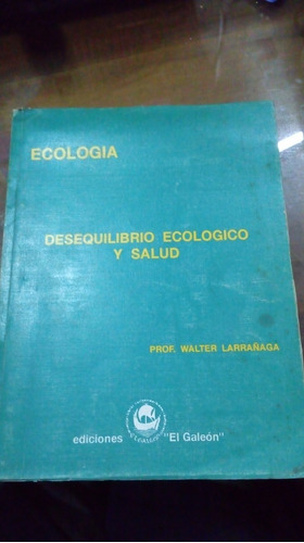 Libro Desequilibrio Ecológico Y Salud