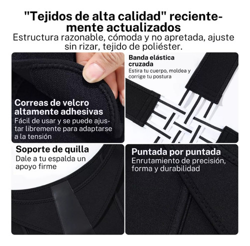 O Colete De Correção De Postura Com Fita Suporta Coluna Lomb