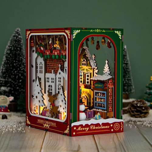 Kits De Livros De Natal Diy, Kits De Construção De Casas