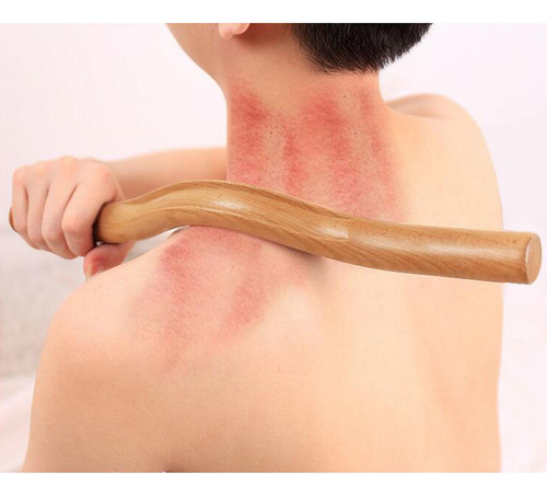 Madeira Raspagem Gua Sha Ferramenta Vara Para O 52cm