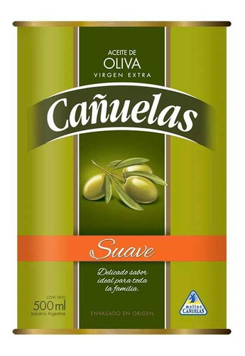 Pack X 6 Unid Aceite  Oliva Cllata 500 Cc Canuelas Aceite O