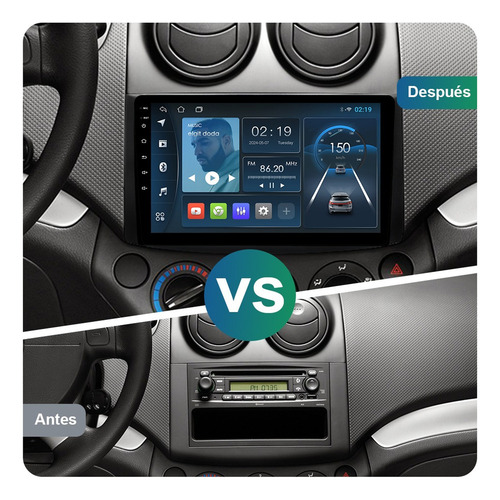Zk Isudar Estéreo 2+32gb Carplay Para Chevrolet Aveo